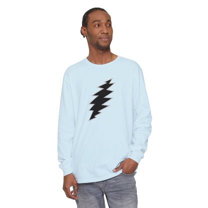 Black Bolt Garment-Dyed Long Sleeve T-Shirt