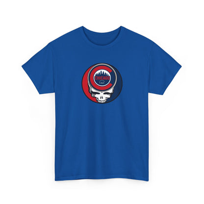 Chicago Cubs Grateful Dead Steal Your Face T-Shirt - MLB