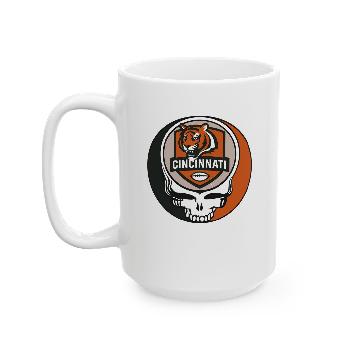 Cincinnati Football Stealie Ceramic Coffee Mug - NFL