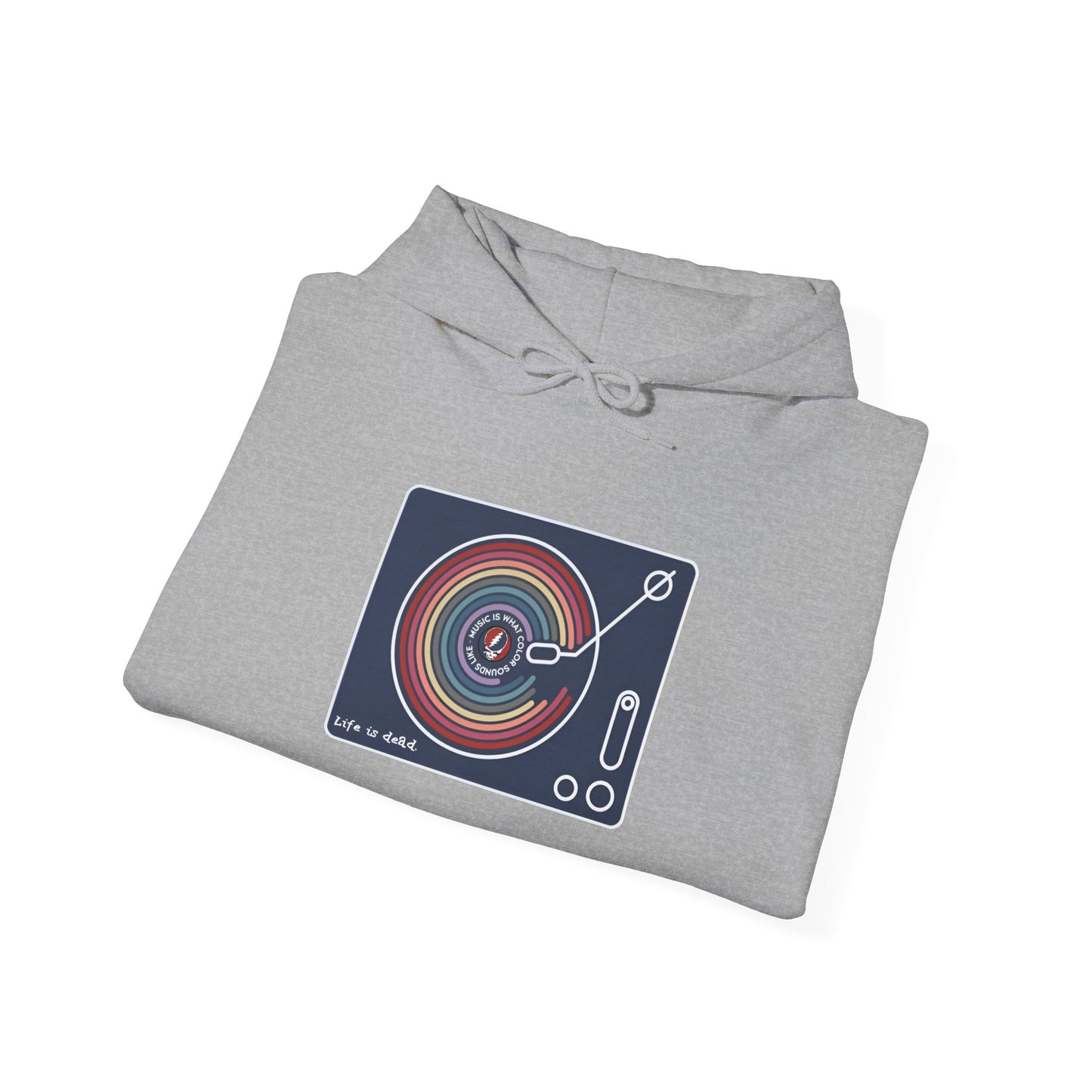 Life is dead. 'Music Is What Colors Sound Like' Grateful Dead Unisex Hoodie