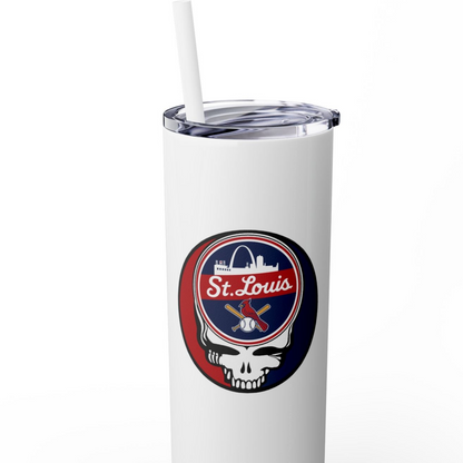 St. Louis Cardinals Skinny Tumbler with Straw, 20oz