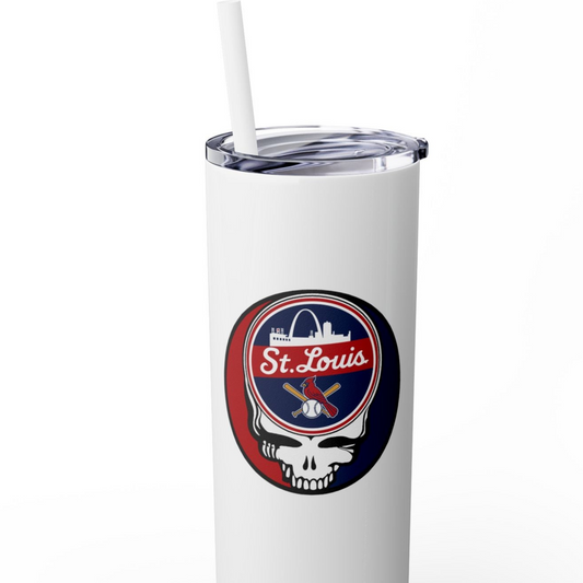 St. Louis Cardinals Skinny Tumbler with Straw, 20oz