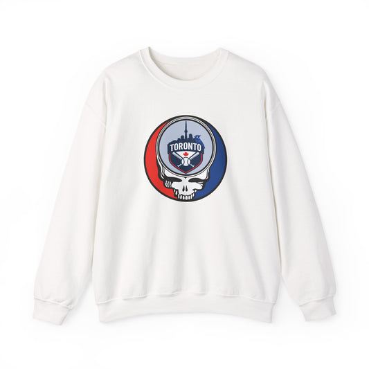 Toronto Blue Jays Stealie Grateful Dead Crewneck Sweatshirt - MLB