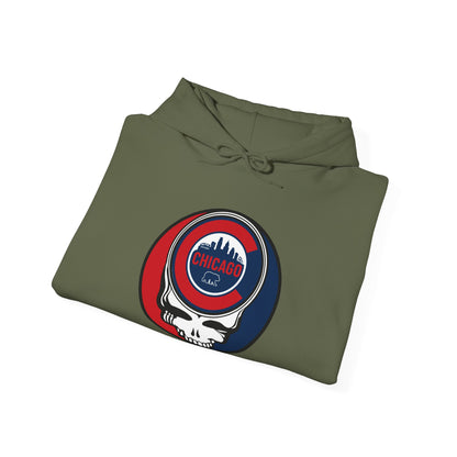 Chicago Cubs Grateful Dead Unisex Heavy Blend Hoodie - Hooded Sweatshirt