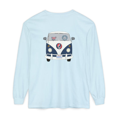 Jerry's Takin' The Bus Two-Sided Vineyard Collection Garment-dyed Long Sleeve T-Shirt