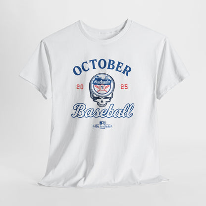 Los Angeles Dodgers Playoffs 2025 Stealie Grateful Dead Tshirt