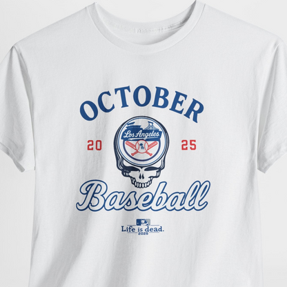 Los Angeles Dodgers Playoffs 2025 Stealie Grateful Dead Tshirt