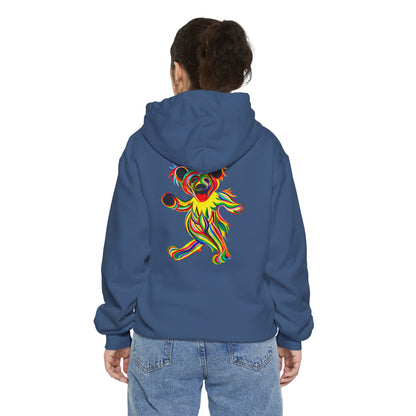 Tie-Dye Bear Vineyard Collection Unisex Garment-Dyed Hoodie