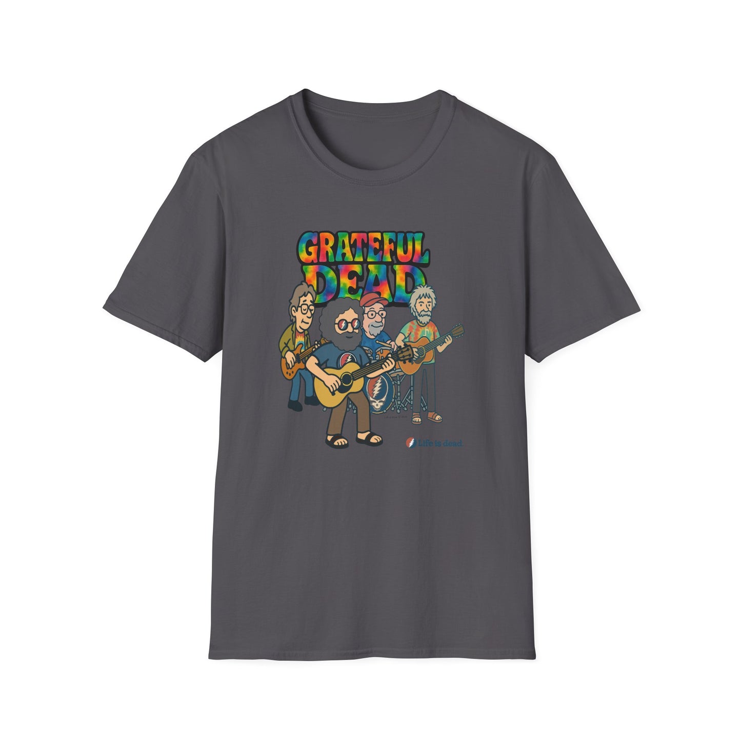Jerry and The Boys - Life is dead. Grateful Dead TShirt