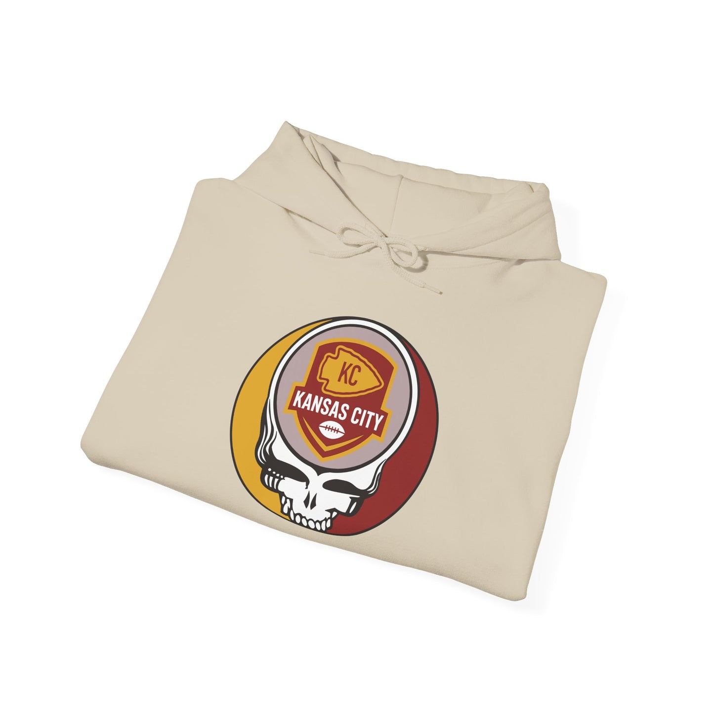 Life is dead. Grateful Grateful Gridiron Collection Kansas City Football Stealie Hoodie