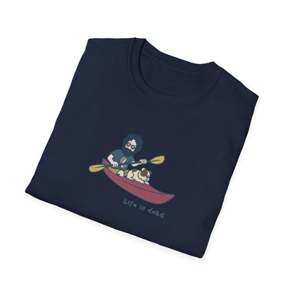 Kayakin' Jerry - Life is dead. Grateful Dead TShirt