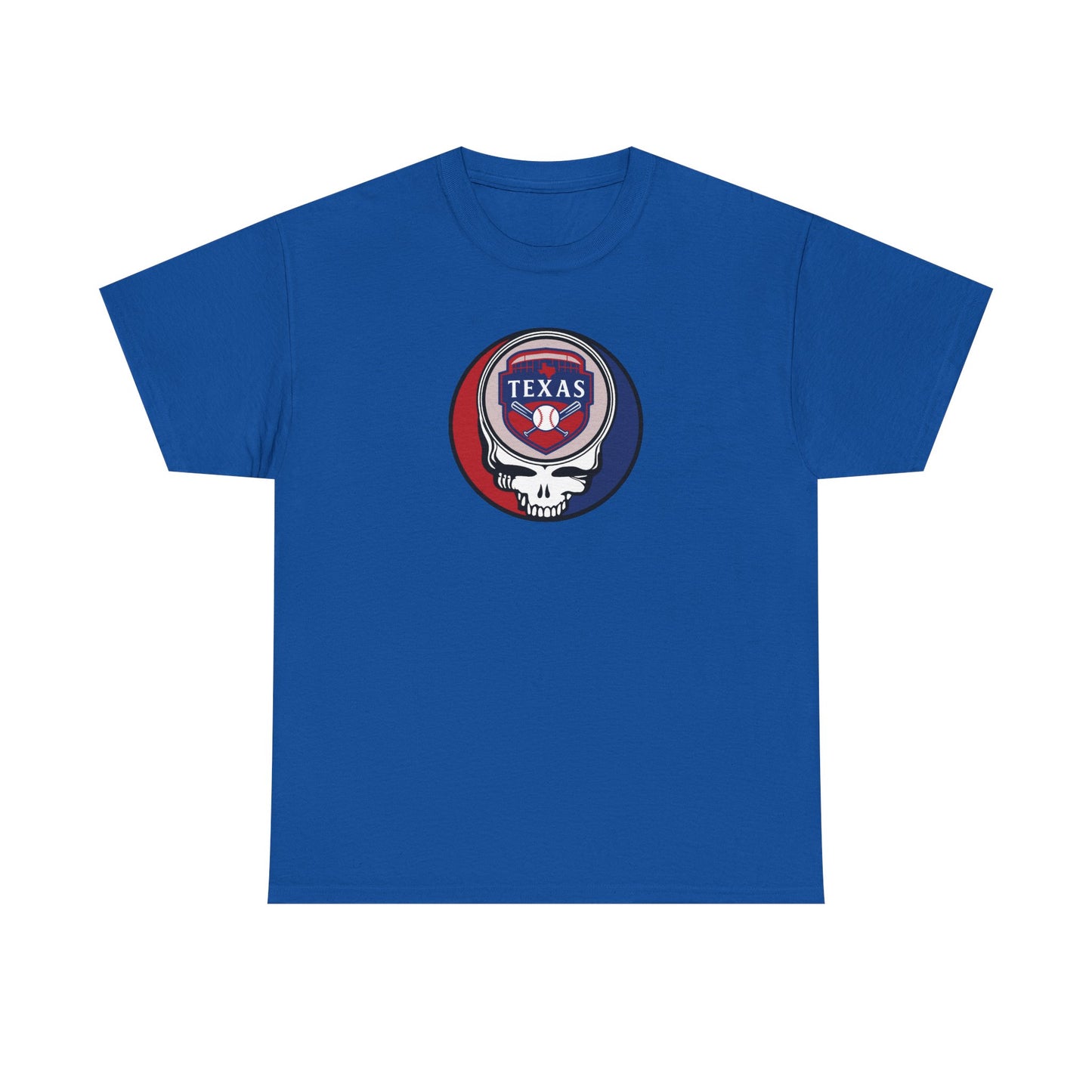 Texas Rangers Grateful Dead Steal Your Face T-Shirt - MLB