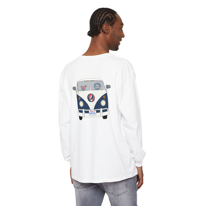 Jerry's Takin' The Bus Two-Sided Vineyard Collection Garment-dyed Long Sleeve T-Shirt
