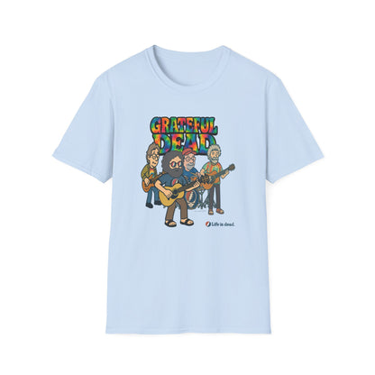 Jerry and The Boys - Life is dead. Grateful Dead TShirt