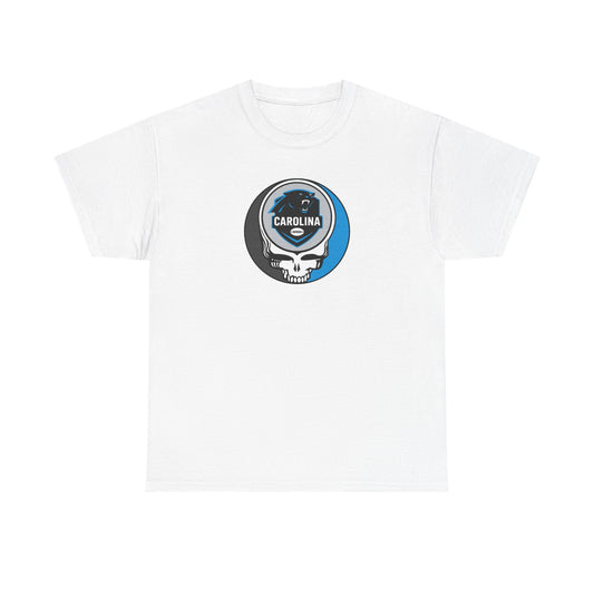 Carolina Panthers Grateful Dead Steal Your Face T-Shirt - NFL