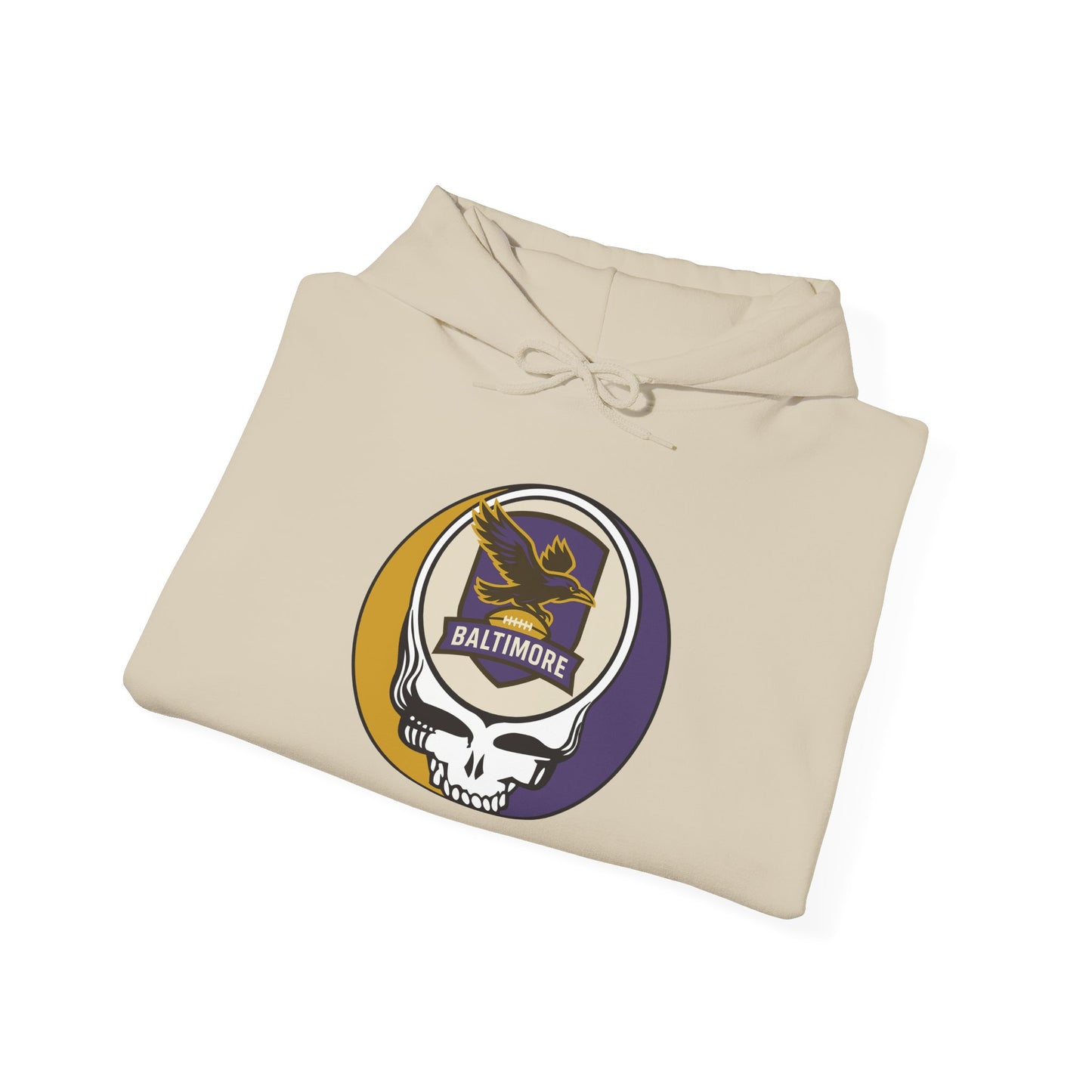 Baltimore Football Stealie Grateful Dead Hoodie - NFL