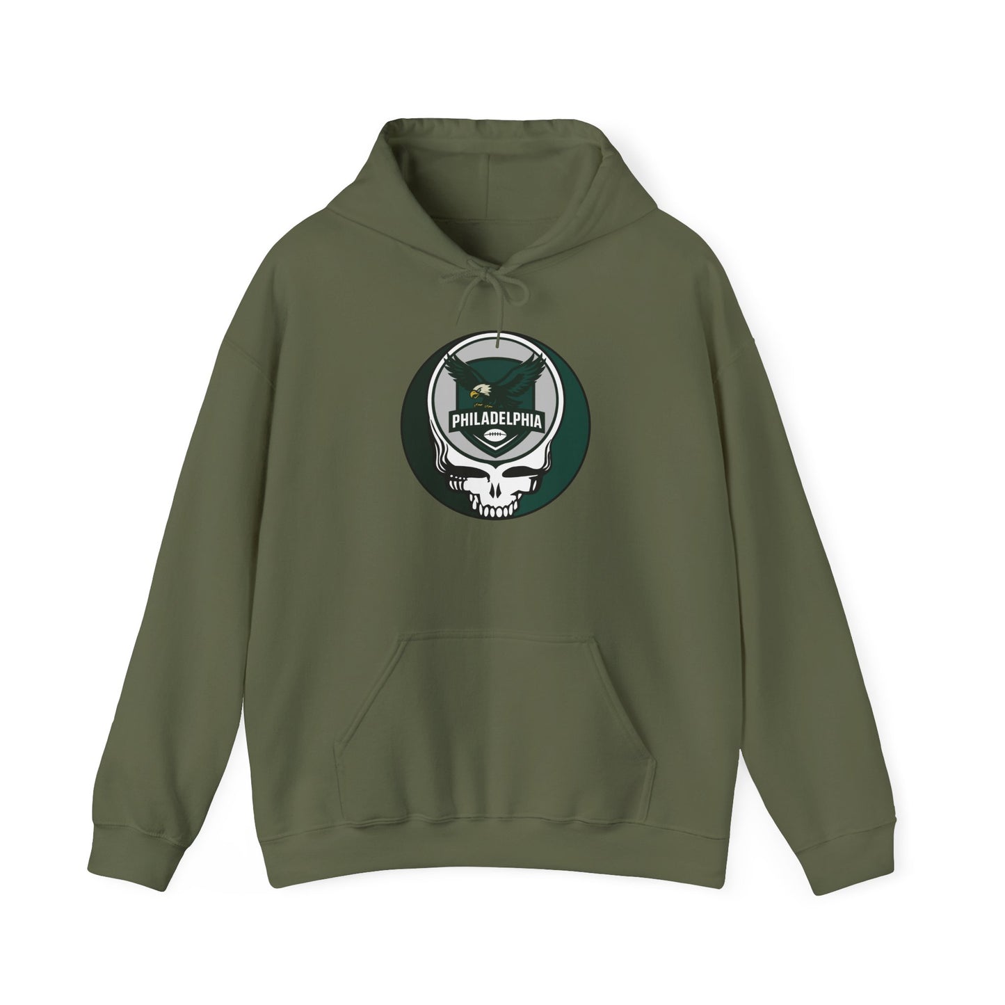 Philadelphia Football Stealie Grateful Dead Hoodie Sweatshirt - NFL