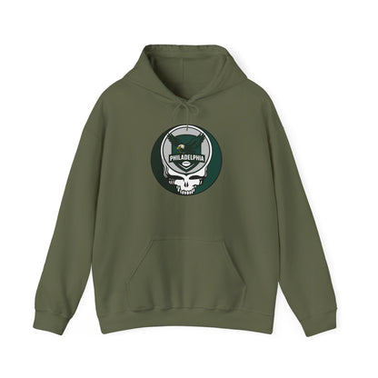 Philadelphia Football Stealie Grateful Dead Hoodie Sweatshirt - NFL