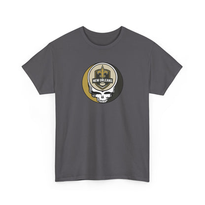 New Orleans Football Stealie Grateful Dead Steal Your Face T-Shirt - NFL