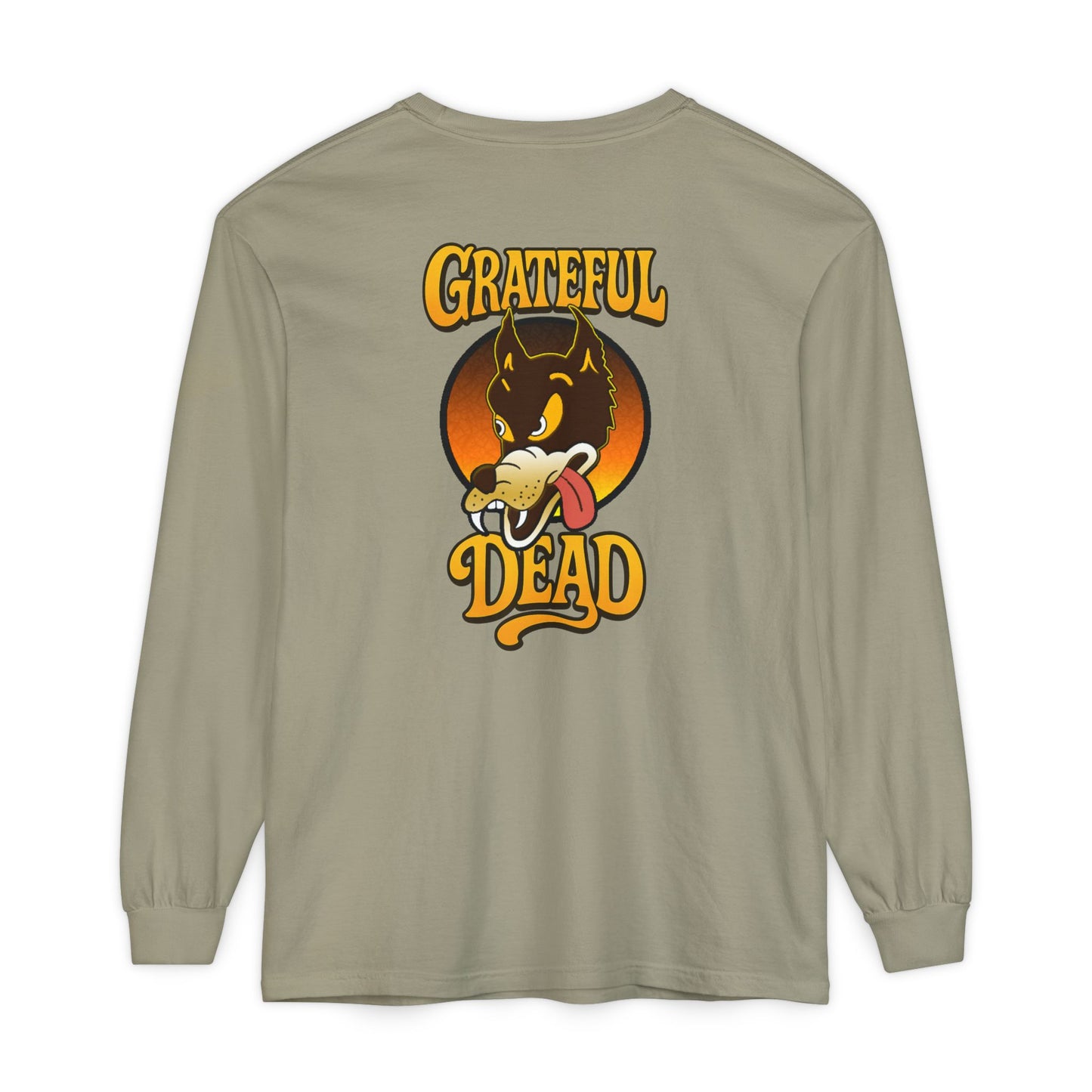The Wolf Vineyard Collection Garment-Dyed Two-Sided Long Sleeve T-Shirt