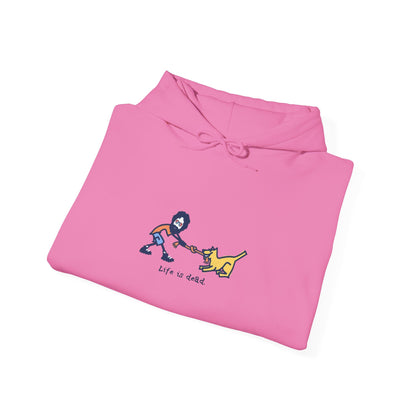 Life is dead. Jerry and His Best Friend Grateful Dead Unisex Hoodie
