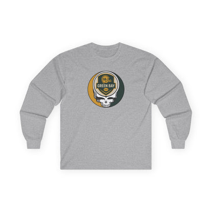 Green Bay Football Stealie Ultra Cotton Long Sleeve Tee
