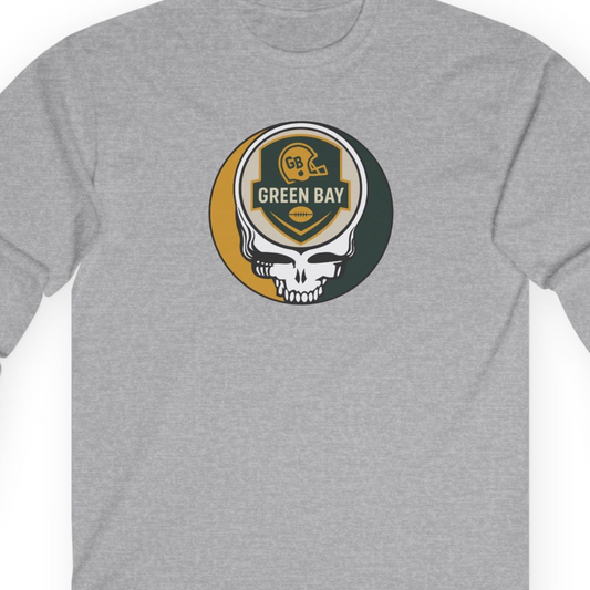 Green Bay Football Stealie Ultra Cotton Long Sleeve Tee