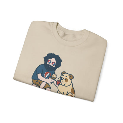 Jerry and Frank Are Sharin' | Life is dead. Crewneck Sweatshirt