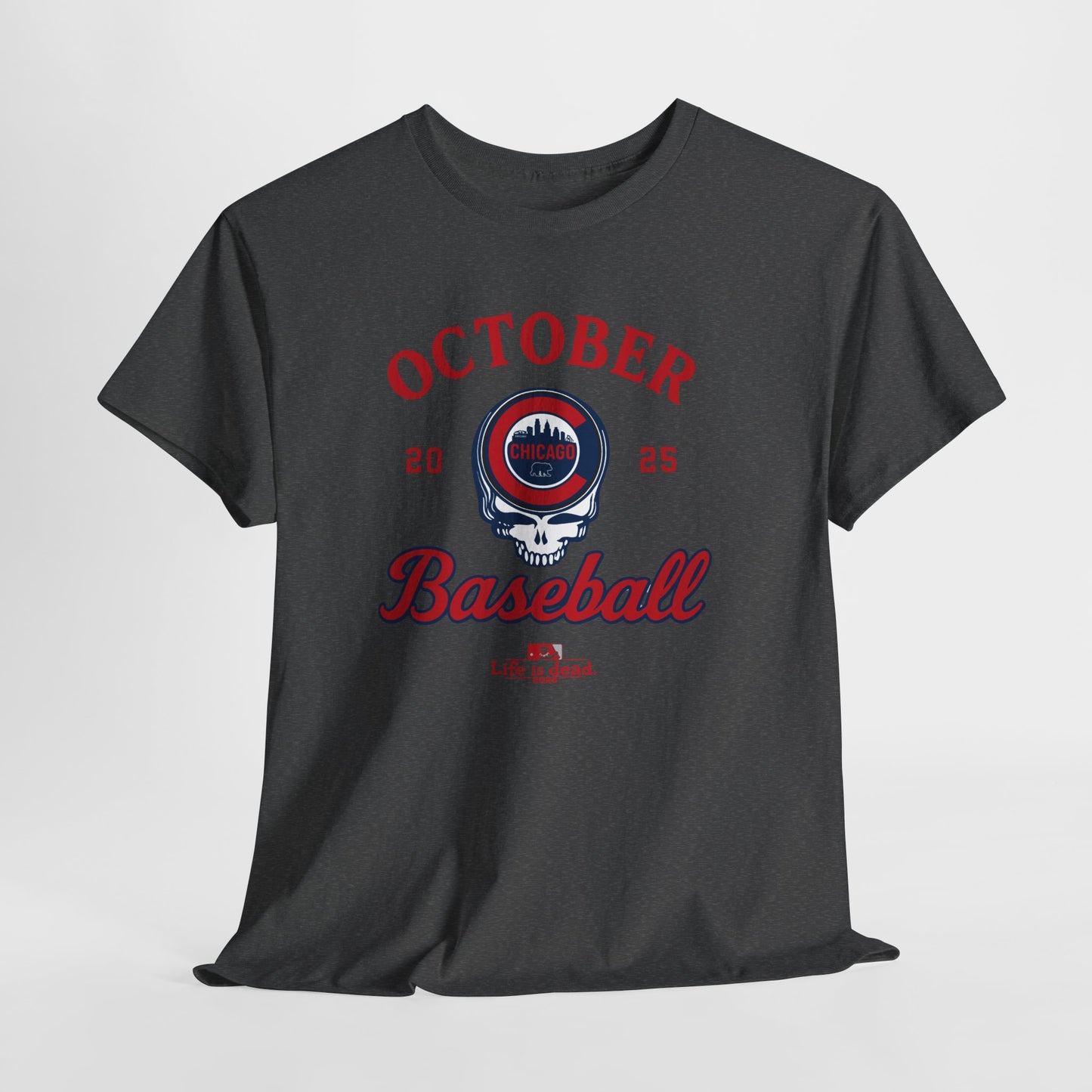 Chicago Cubs Playoffs 2025 Stealie Grateful Dead Tshirt