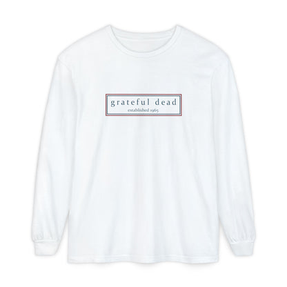 The Wolf Vineyard Collection Garment-Dyed Two-Sided Long Sleeve T-Shirt