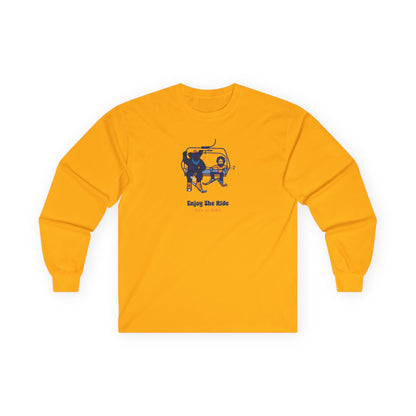 Life is dead. Enjoy the Ride - Jerry and His Best Bear Bud - Grateful Dead Long Sleeve Tee