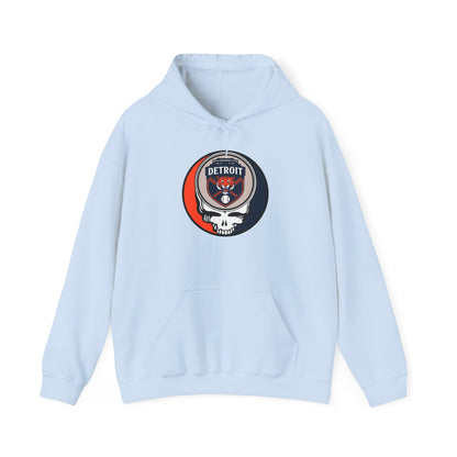 Detroit Tigers Grateful Dead Unisex Heavy Blend Hoodie - Hooded Sweatshirt