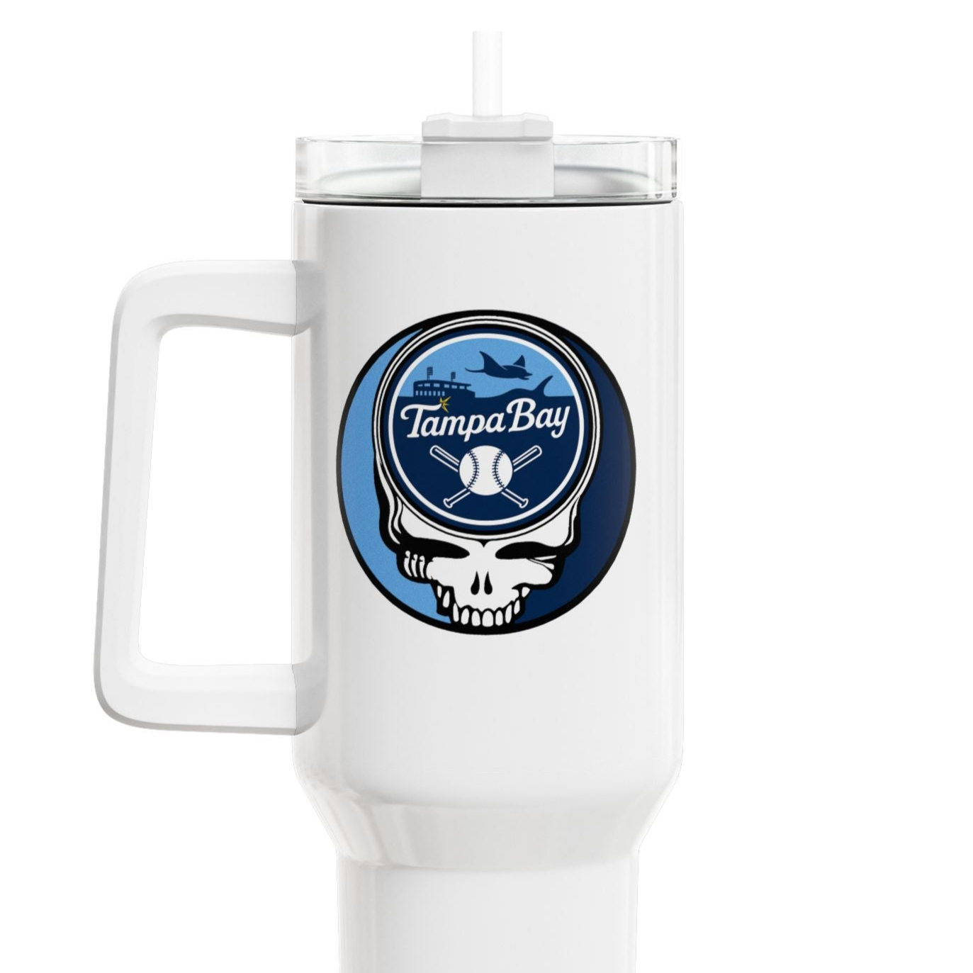 Tampa Bay Rays "Fat Man" Tumbler,  Double Insulated 40oz Travel Mug