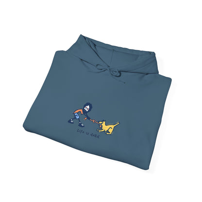 Life is dead. Jerry and His Best Friend Grateful Dead Unisex Hoodie