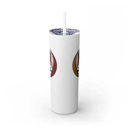 San Francisco Football Stealie Skinny Tumbler with Straw, 20oz - NFL