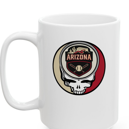 Arizona Diamondbacks Stealie Ceramic Mug - MLB