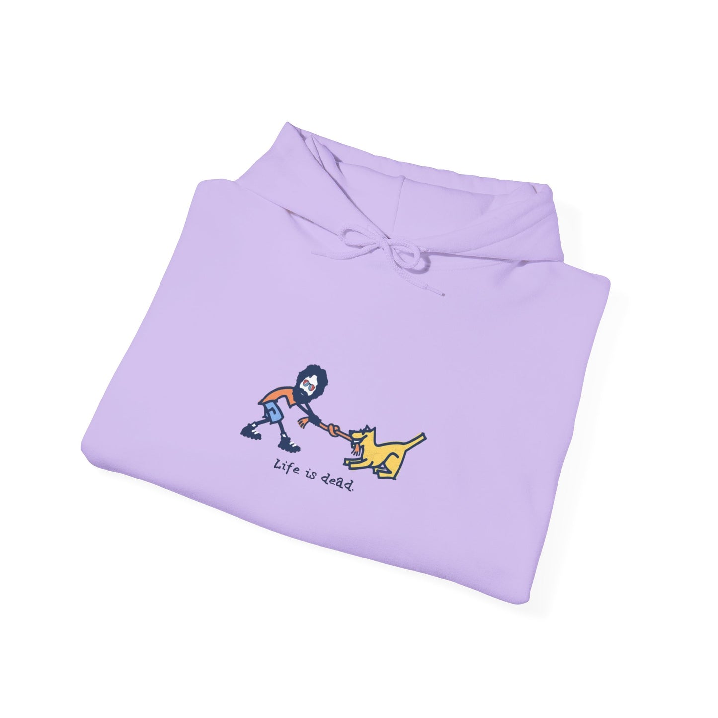 Life is dead. Jerry and His Best Friend Grateful Dead Unisex Hoodie