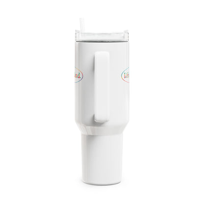 Life is dead. Signature "Fat Man" Tumbler,  Double Insulated 40oz Travel Mug