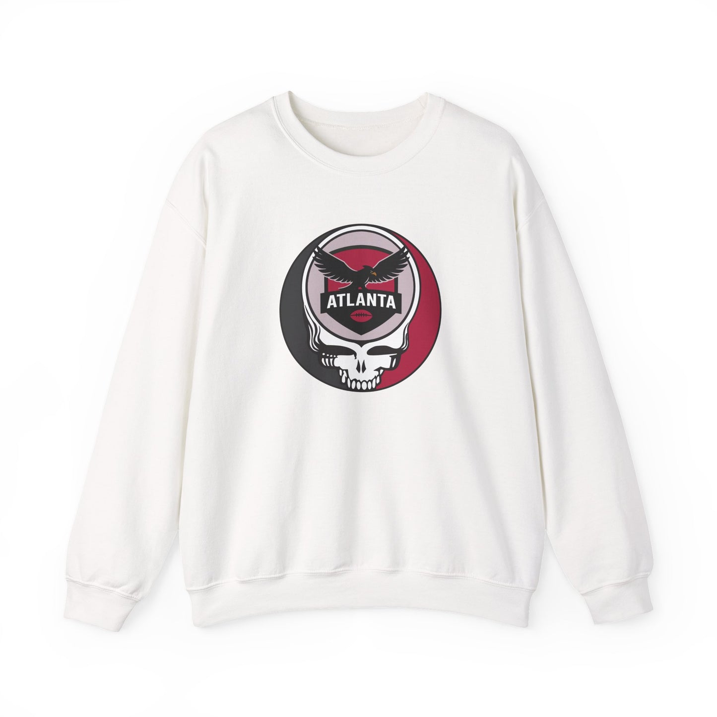Atlanta Football Grateful Dead Stealie Crewneck Sweatshirt