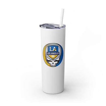 Los Angeles Football Stealie Skinny Tumbler with Straw, 20oz - NFL