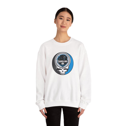 Carolina Football Stealie Grateful Dead Crewneck Sweatshirt - NFL
