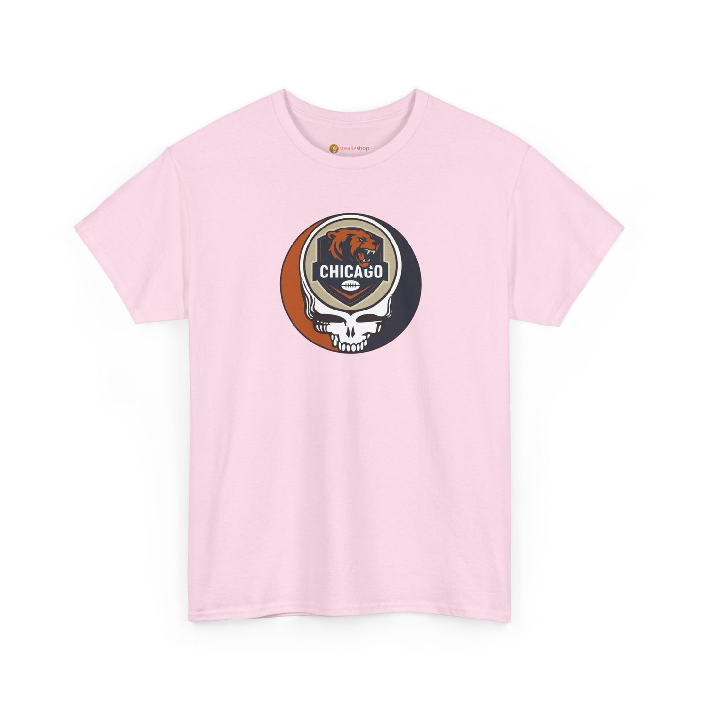 Chicago Football Stealie Grateful Dead Steal Your Face T-Shirt - NFL
