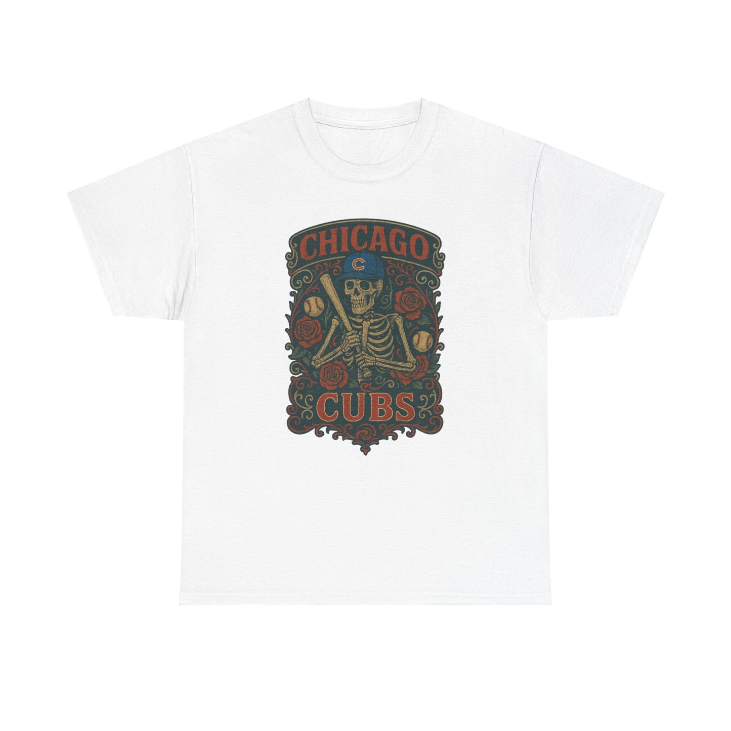 Chicago Cubs Retro Poster Art T-shirt