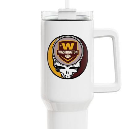 Washington Football Stealie "Fat Man" Tumbler,  Double Insulated 40oz Travel Mug - NFL