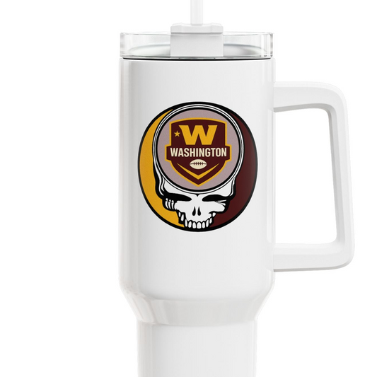 Washington Football Stealie "Fat Man" Tumbler,  Double Insulated 40oz Travel Mug - NFL