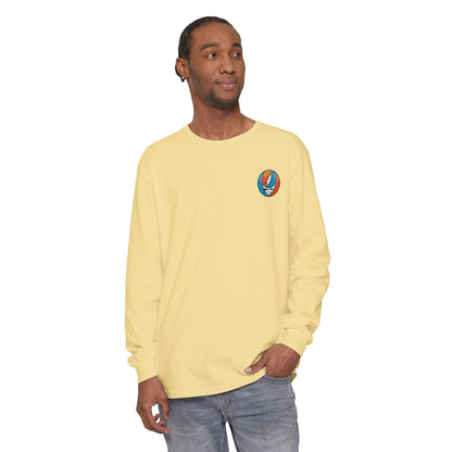 Twisted Stealie Two-Sided Vineyard Collection Garment-dyed Long Sleeve T-Shirt