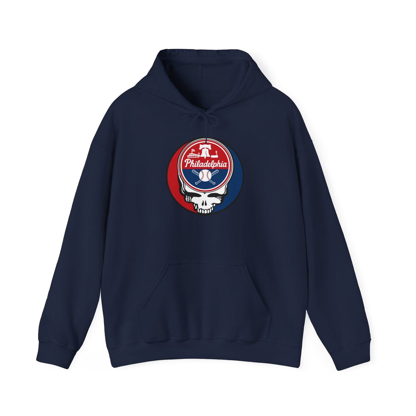 Philadephia Phillies Grateful Dead Unisex Heavy Blend Hoodie - MLB