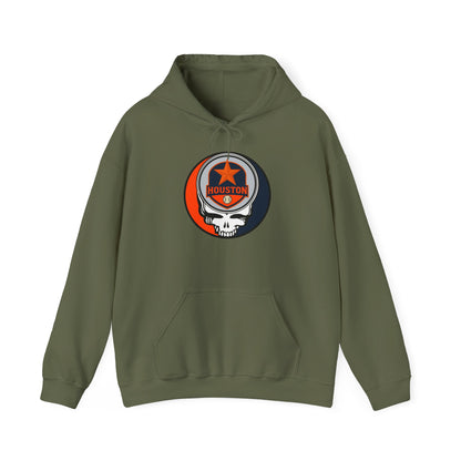 Houston Astros Grateful Dead Unisex Heavy Blend Hoodie - Hooded Sweatshirt
