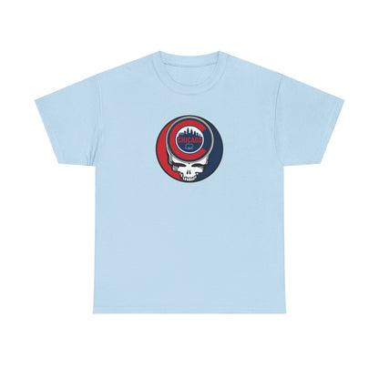 Chicago Cubs Grateful Dead Steal Your Face T-Shirt - MLB