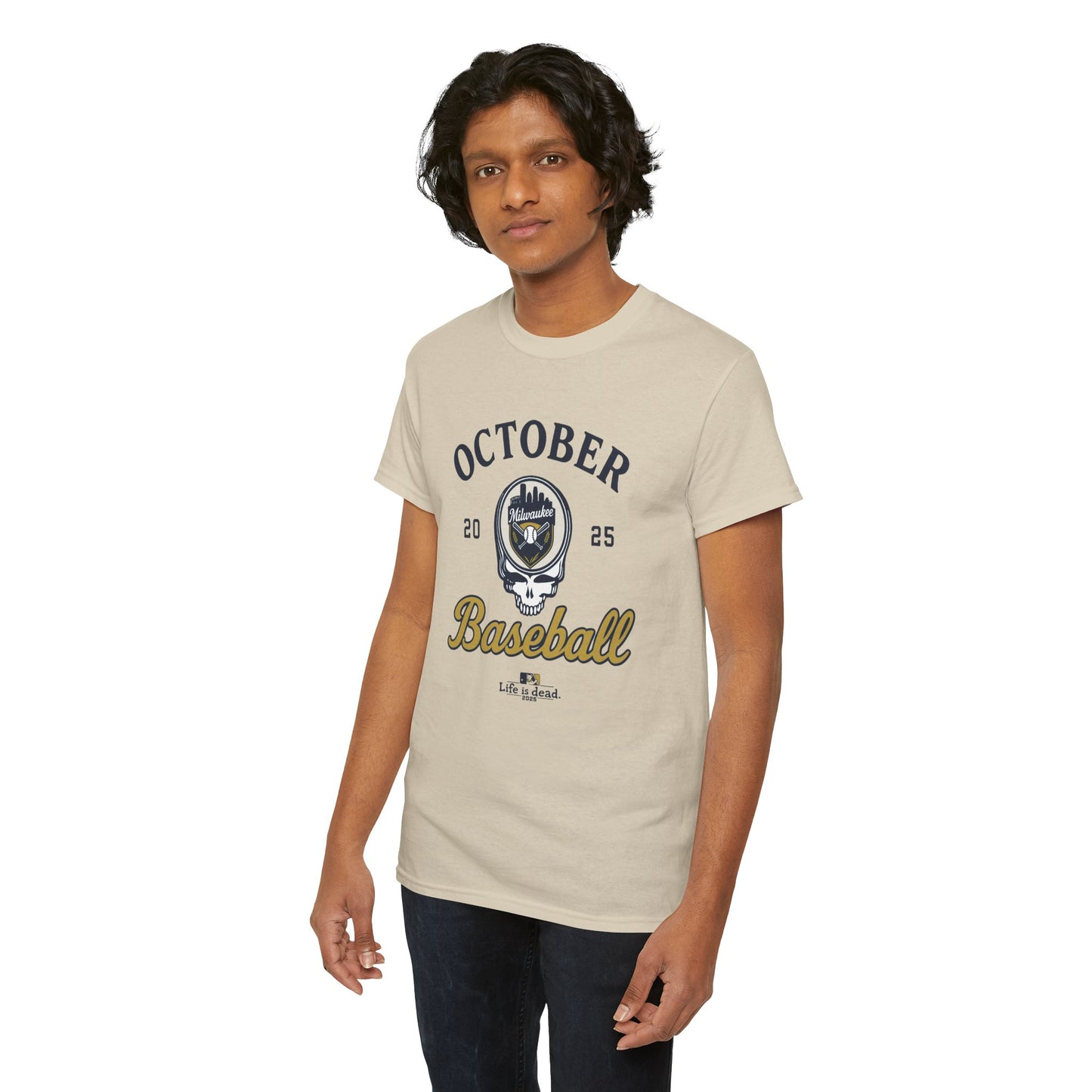 Milwaukee Brewers Playoffs 2025 Stealie Grateful Dead Tshirt